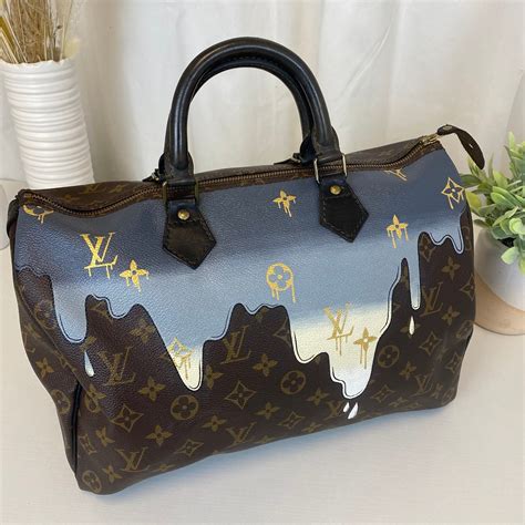 painted louis vuitton